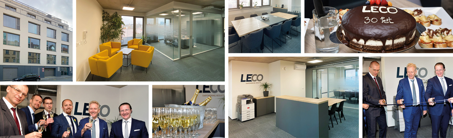 Nouveau bureau LECO CZ - Célébration du 30e anniversaire