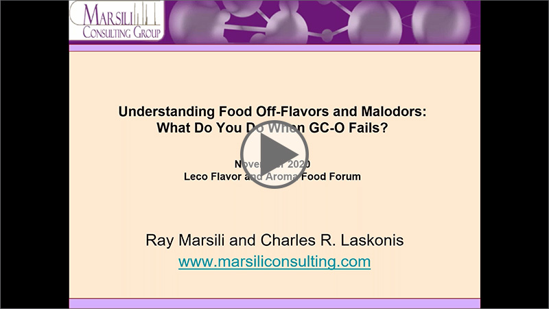 Seminarium internetowe na temat profilowania aromatu – wideo Marsili-Laskonis