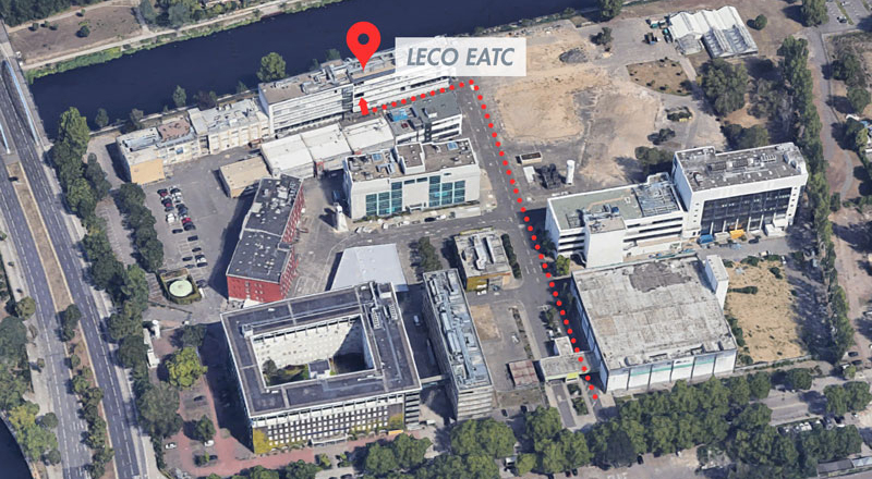 Google real pin location EATC Map